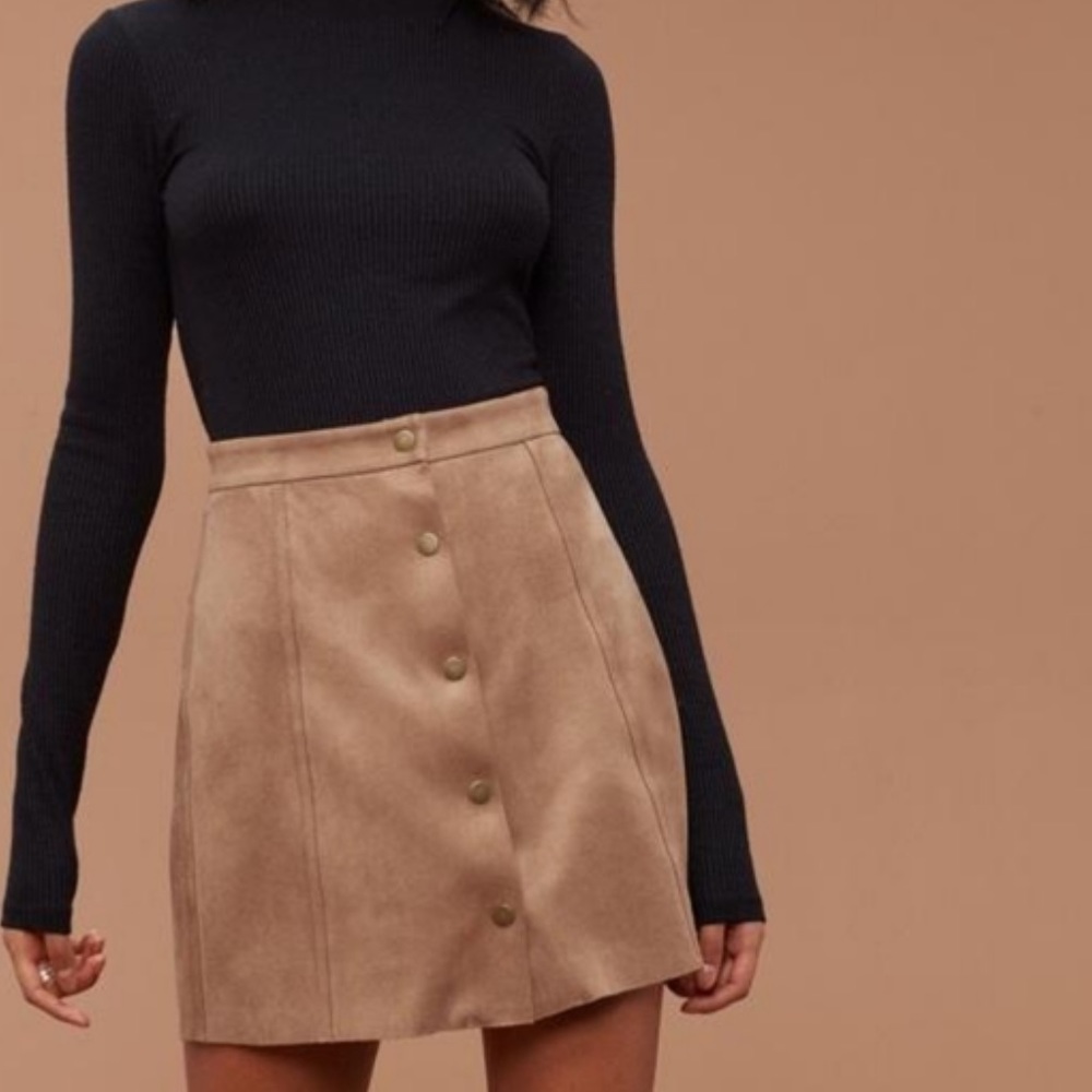 WILFRED FREE SUEDE SKIRT